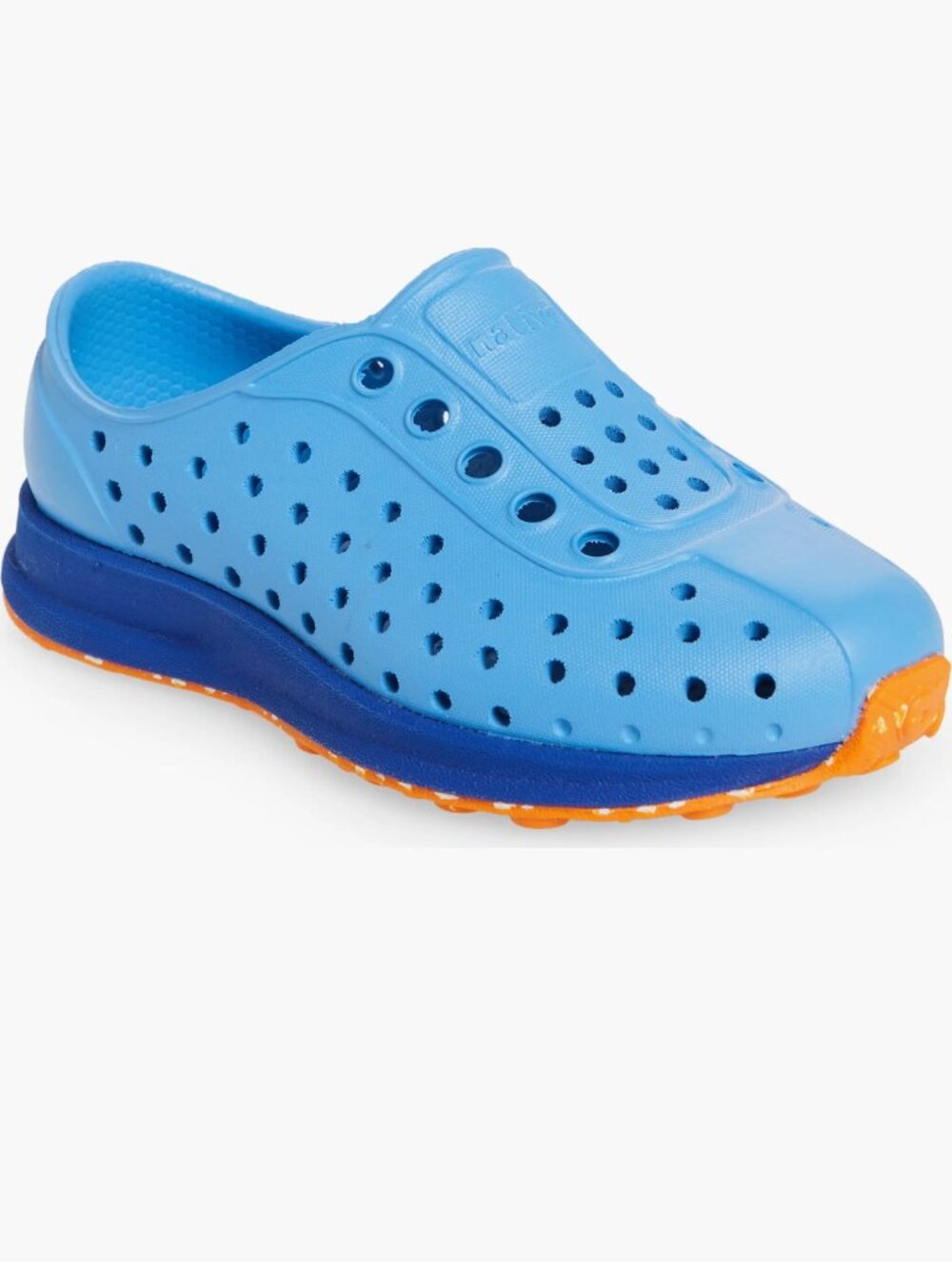 Native Kids Robbie Sugarlite Slip-On Blue and Orange Size C12